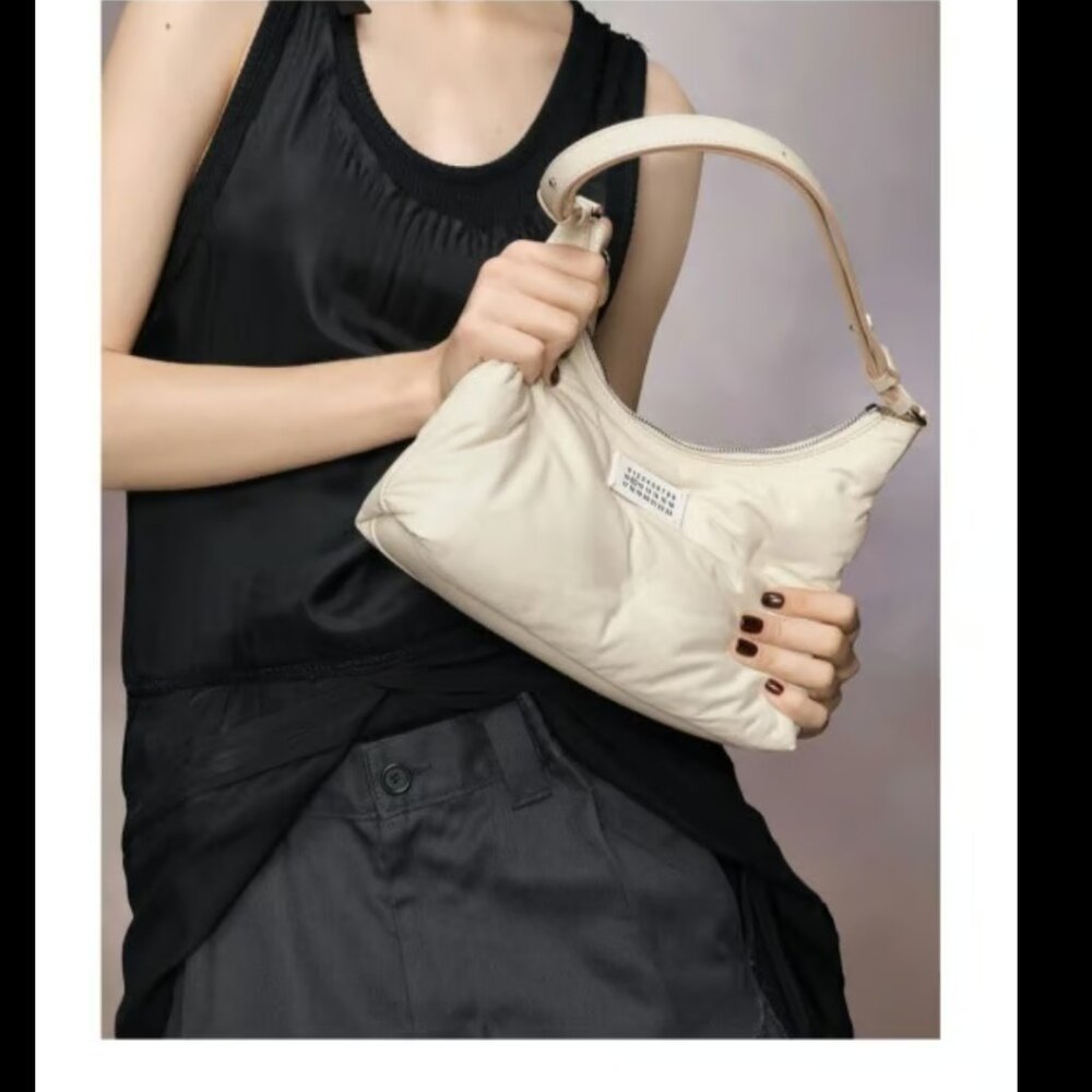 Maison Margiela Glam Slam Small Shoulder Bag Cream